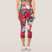 Leggings Capri Fleurs (Verso)