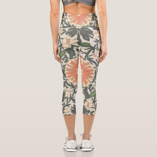 Leggings Capri Fleurs (Verso)
