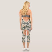 Leggings Capri Fleurs (Verso)