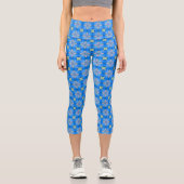 Leggings Capri Fleurs Artdeco dans le style rétro (Recto)