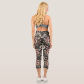 Leggings Capri Fleurs Boho du soir (Verso)