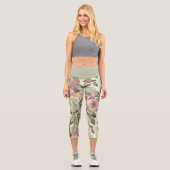 Leggings Capri Fleurs calmantes (Recto)