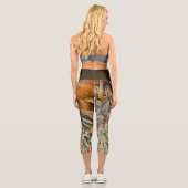 Leggings Capri Fleurs d'art (Verso)