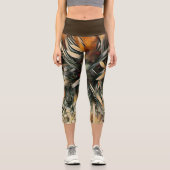 Leggings Capri Fleurs d'art (Recto)