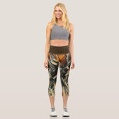 Leggings Capri Fleurs d'art (Recto)