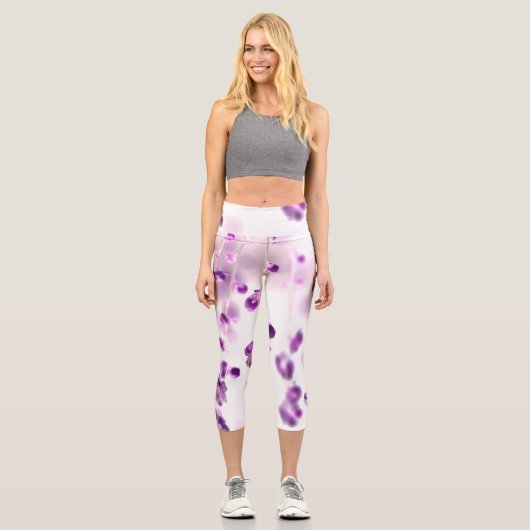 Leggings Capri Fleurs de cerisier (Recto)