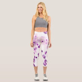 Leggings Capri Fleurs de cerisiers (Recto)