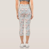 Leggings Capri Fleurs de cerisiers Sakura (Verso)