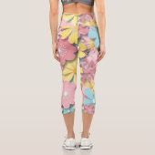 Leggings Capri Fleurs de papier (Verso)