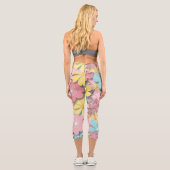 Leggings Capri Fleurs de papier (Verso)