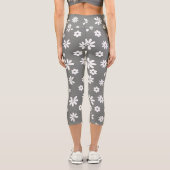 Leggings Capri Fleurs et pétales 2 (Verso)