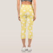 Leggings Capri Fleurs et pétales 6 (Verso)