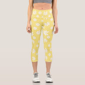 Leggings Capri Fleurs et pétales 6 (Recto)