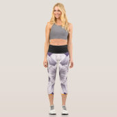 Leggings Capri Fleurs | Zazzle_Growshop. (Recto)