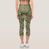 Leggings Capri Floraison celtique (Verso)