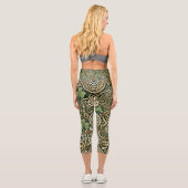 Leggings Capri Floraison celtique (Verso)