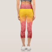 Leggings Capri Floraison du solstice (Verso)