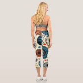 Leggings Capri Floral (Verso)