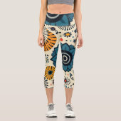 Leggings Capri Floral (Recto)