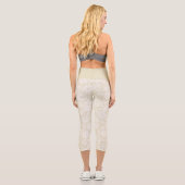 Leggings Capri Floral beige (Verso)