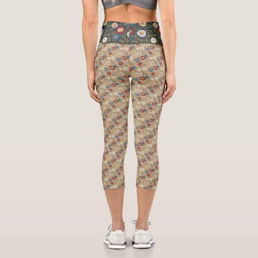 Leggings Capri Floral Capris (Verso)