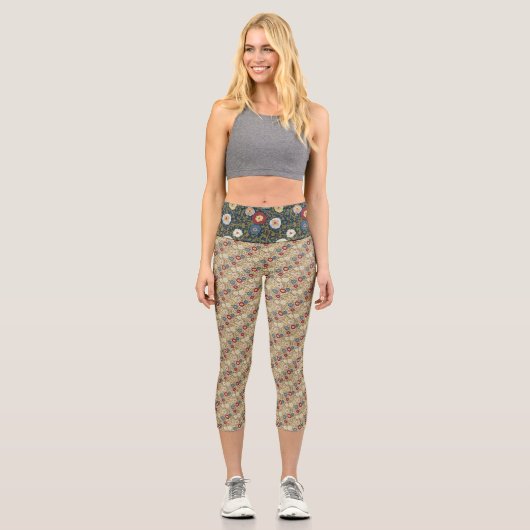 Leggings Capri Floral Capris (Recto)