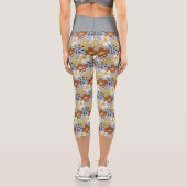 Leggings Capri Floral plat biologique (Verso)