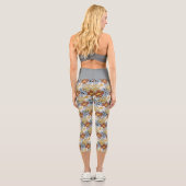 Leggings Capri Floral plat biologique (Verso)