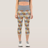 Leggings Capri Floral plat biologique (Recto)