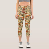 Leggings Capri Floral Thanksgiving Motif Vintage (10) (Recto)