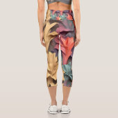 Leggings Capri Floral YOGA COLORÉ (Verso)