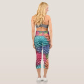 Leggings Capri Floral YOGA COLORÉ (Verso)