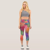 Leggings Capri Floral YOGA COLORÉ (Recto)