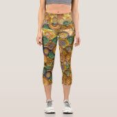 Leggings Capri Flower Pattern Design (Recto)
