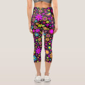 Leggings Capri Flower Power (Verso)