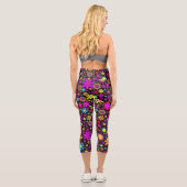 Leggings Capri Flower Power (Verso)