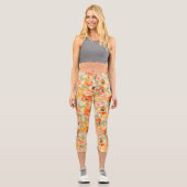 Leggings Capri Flowers (Recto)