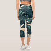 Leggings Capri Flowing harmony (Verso)