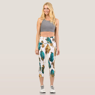 Leggings Capri Flux de plume - Gravité en mouvement