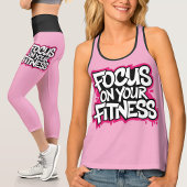 Leggings Capri Focus on Your Fitness Women's Exercise