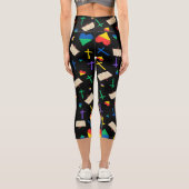 Leggings Capri Fondée sur la foi (Verso)