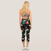 Leggings Capri Fondée sur la foi (Verso)