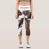 Leggings Capri forêt, arbre (Recto)