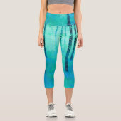 Leggings Capri Forêt de Bluebell (Recto)