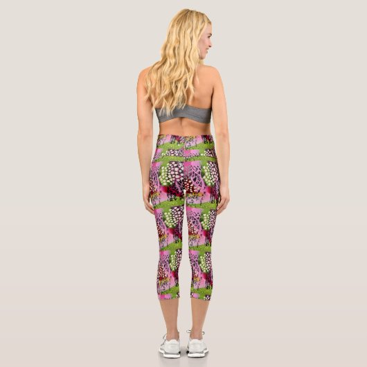 Leggings Capri Forêt de Cherry Spring (Verso)
