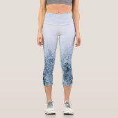 Leggings Capri Forêt d'épinette de hêtre recouverte de neige dans (Recto)