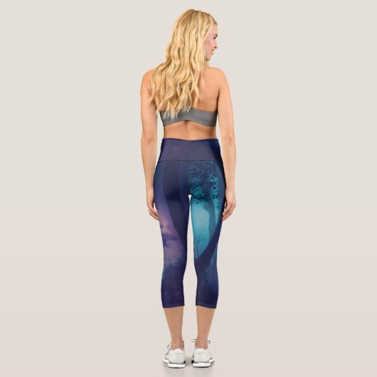 Leggings Capri Forêt enchantée (Verso)