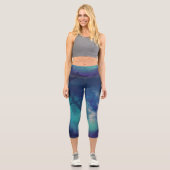 Leggings Capri Forêt enchantée (Recto)