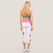 Leggings Capri Forme d'été rose (Verso)