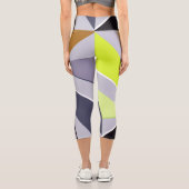 Leggings Capri Forme géométrique Abstraite 8 (Verso)